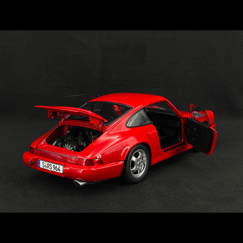 Porsche 911 Carrera RS Type 964 Cup Rims 1992 Red 1/12 KK Scale KKDC120242C