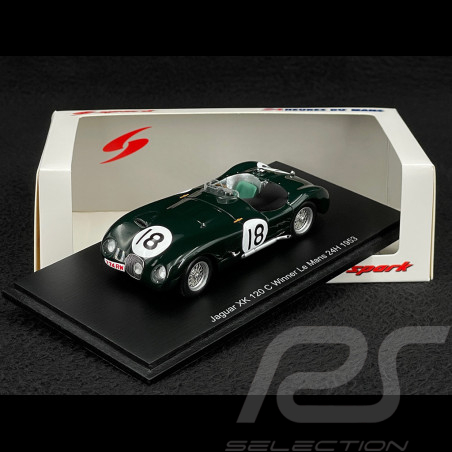 Jaguar XK120 C n° 18 Winner 24h Le Mans 1953 1/43 Spark 43LM1953