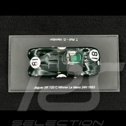 Jaguar XK120 C n° 18 Sieger 24h Le Mans 1953 1/43 Spark 43LM1953