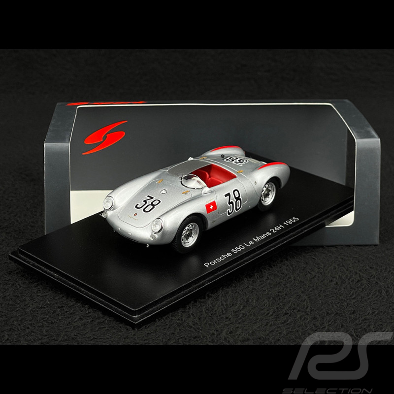 Porsche 550 n° 38 24h Le Mans 1955 1/43 Spark S9715