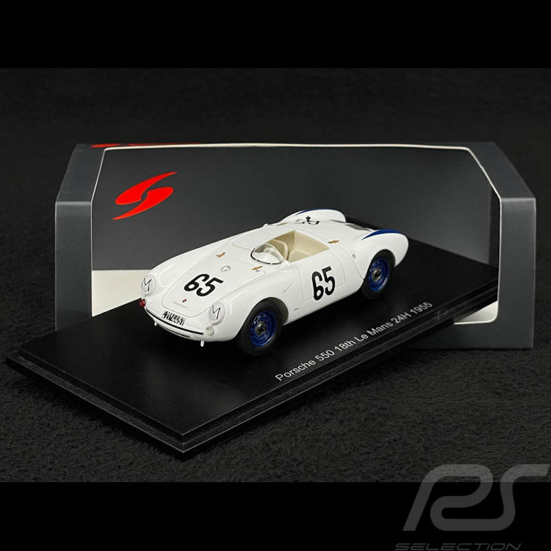 Porsche 550 n° 65 18th 24h Le Mans 1955 1/43 Spark S9714