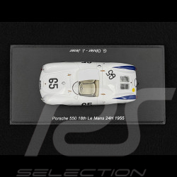 Porsche 550 n° 65 18th 24h Le Mans 1955 1/43 Spark S9714