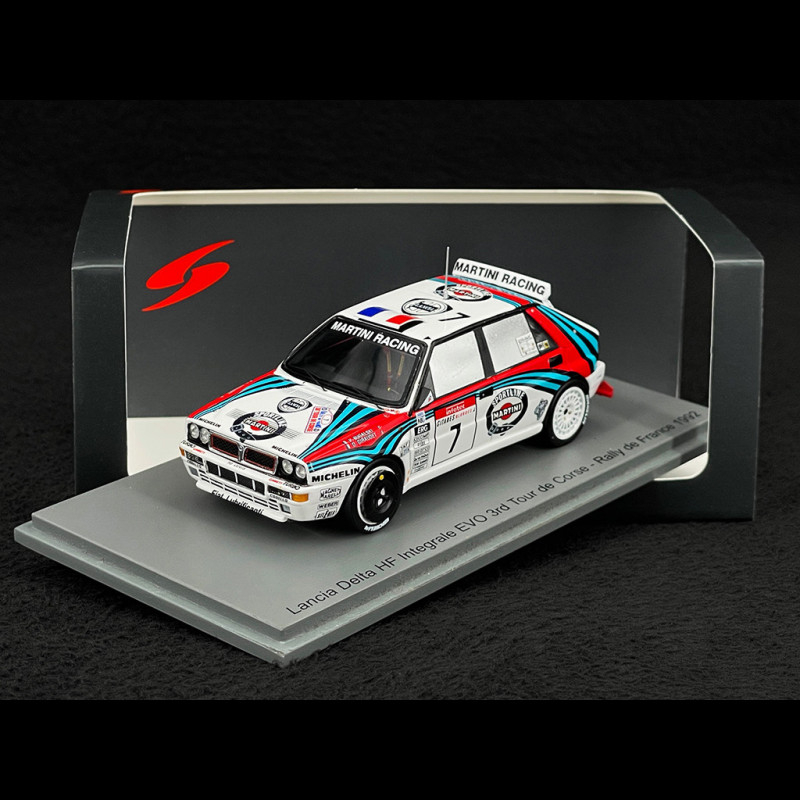 Lancia Delta HF Integrale Evo n° 7 3rd Tour de Corse 1992 1/43