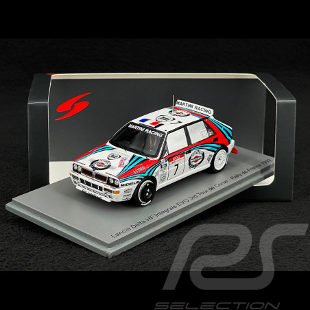 Lancia Delta HF Integrale Evo n° 7 3ème Tour de Corse 1992 1/43 Spark S9018