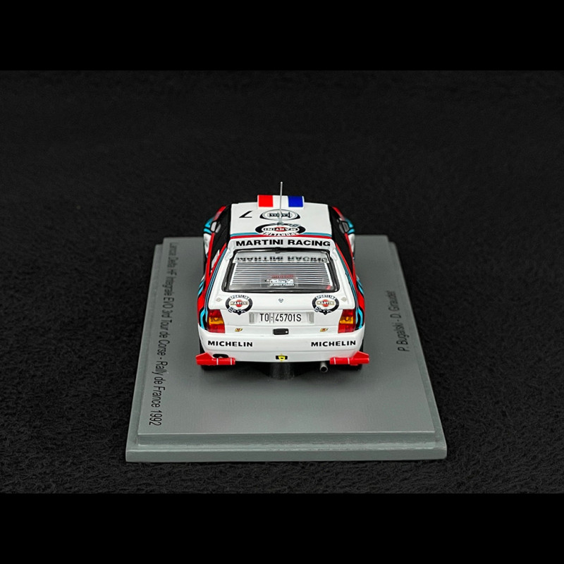 Lancia Delta HF Integrale Evo n° 7 3rd Tour de Corse 1992 1/43