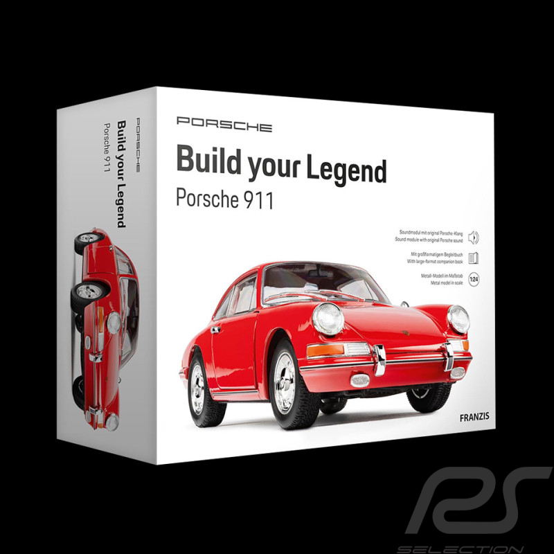 Kit à monter Porsche 911 1965 Rouge Signal 1/24 Franzis 67247
