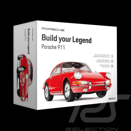 Kit à monter Porsche 911 1965 Rouge Signal 1/24 Franzis 67247