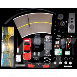 Porsche 911 Modellbausatz 1965 Signalrot 1/24 Franzis 67247