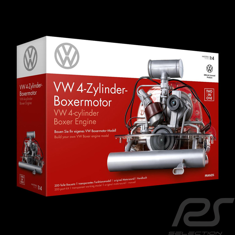 Volkswagen Beetle / T1 4-Cylinder Engine Kit 2 in 1 with Sound and Light 1/4 English German