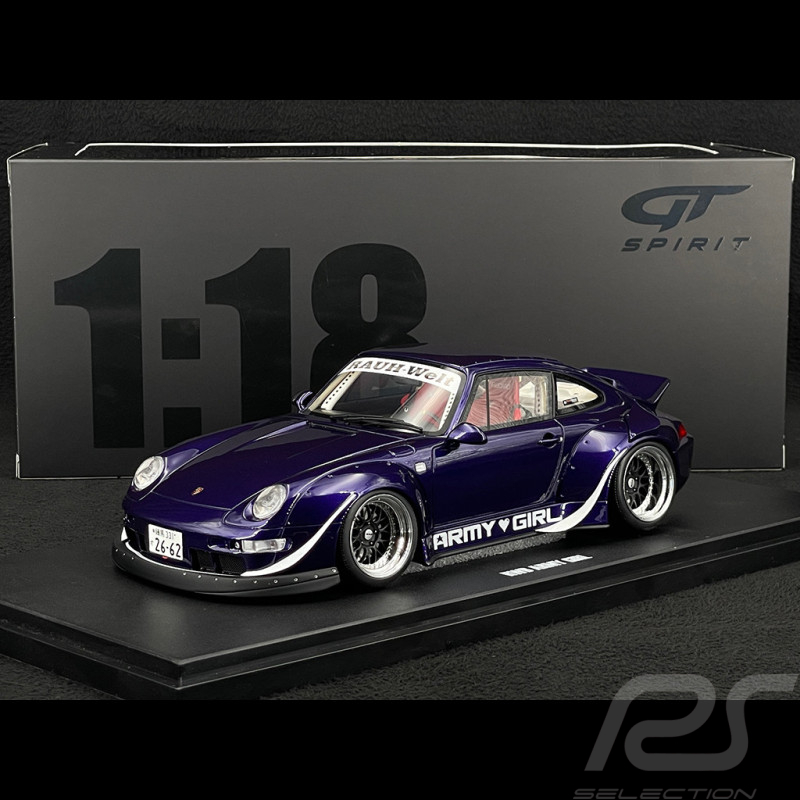Porsche 911 RWB Typ 993 Army Girl 2015 Violett 1/18 GT Spirit GT562