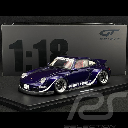 Porsche 911 RWB Type 993 Army Girl 2015 Purple 1/18 GT Spirit GT562