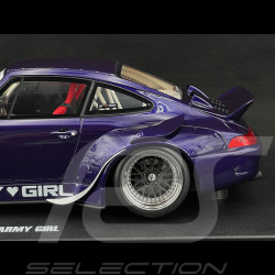 Porsche 911 RWB Typ 993 Army Girl 2015 Violett 1/18 GT Spirit GT562