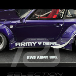 Porsche 911 RWB Type 993 Army Girl 2015 Purple 1/18 GT Spirit GT562