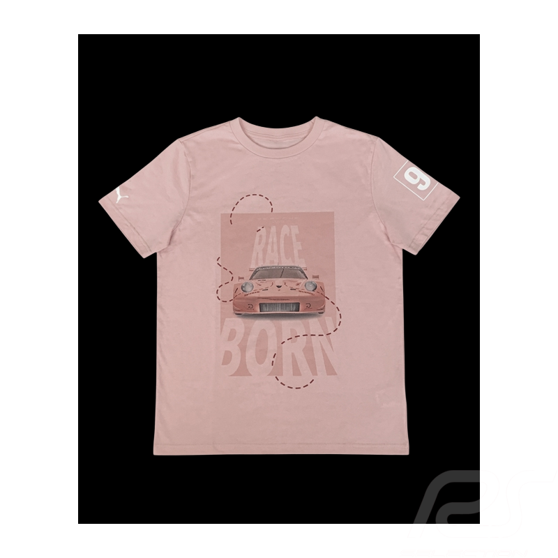 T-shirt Porsche n° 92 Pink Ping / Cochon Rose Puma 634499-05 - mixte