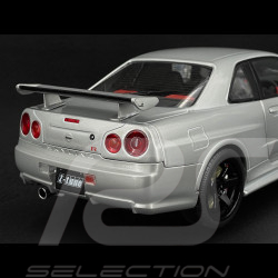 Nissan Skyline GT-R R34 Z Tune 1999 Argent 1/18 Solido S1804312