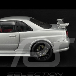 Nissan Skyline GT-R R34 Z Tune 1999 Argent 1/18 Solido S1804312