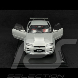 Nissan Skyline GT-R R34 Z Tune 1999 Argent 1/18 Solido S1804312