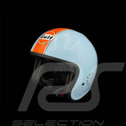 Gulf Helm mit Integriertem Visier Hellblau / Orange Felix ST580