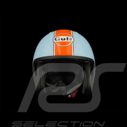 Gulf Helm mit Integriertem Visier Hellblau / Orange Felix ST580