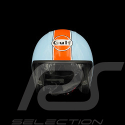 Gulf Helmet with Integrated Visor Light Blue / Orange Felix ST580