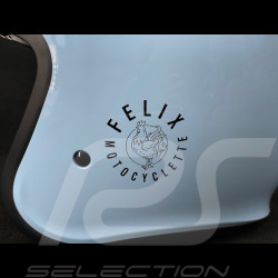 Casque Gulf avec Visière Intégrée Bleu Clair / Orange Felix ST580