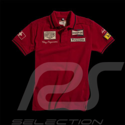 Poloshirt Clay Regazzoni n° 4 Monza 1970 Rot Warson 13010 - Herren