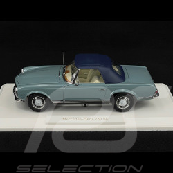 Mercedes-Benz 230 SL 1963 Horizon Blue 1/18 Norev 183992