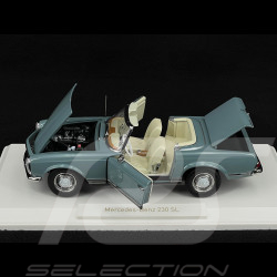 Mercedes-Benz 230 SL 1963 Horizon Blue 1/18 Norev 183992