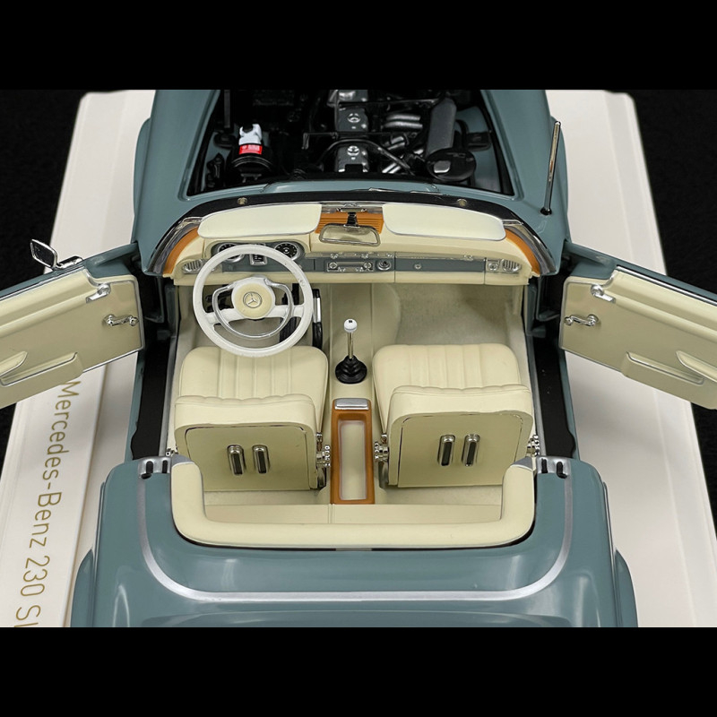 Mercedes-Benz 230 SL 1963 Horizon Blue 1/18 Norev 183992