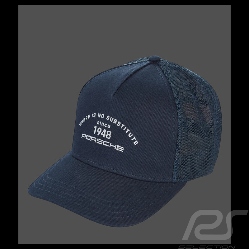 Casquette Porsche There Is No Substitute Since 1948 Trucker Bleu Marine WAP3200020TTNS