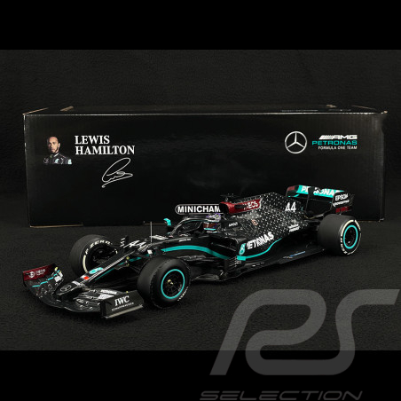 Lewis Hamilton Mercedes-AMG W11 EQ Performance n° 44 Vainqueur GP Grande-Bretagne 2020 F1 1/18 Minichamps 110200444