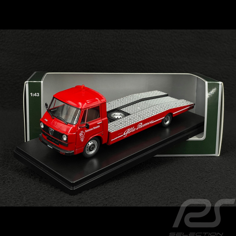 Alfa Romeo A12/F12 Tow truck Carro Attrezzi Seconda Serie 1977 Red 1/43 Mitica 430083-D