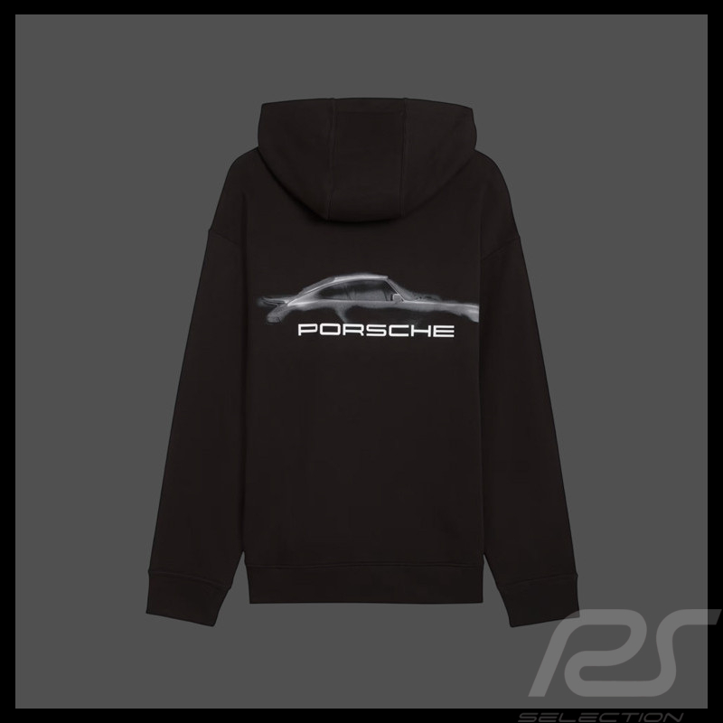 Sweat Porsche Turbo Hoodie à Capuche Graphique Puma Noir 634488-01 - Mixte