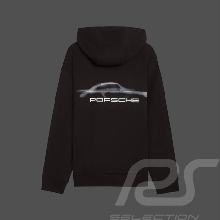 Sweat Porsche Turbo Hoodie à Capuche Graphique Puma Noir 634488-01 - Mixte