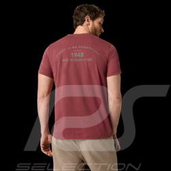 T-shirt Porsche There Is No Substitute Since 1948 Rouge WAP321TTNS - mixte