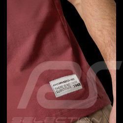 T-shirt Porsche There Is No Substitute Since 1948 Rouge WAP321TTNS - mixte