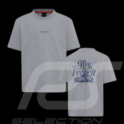 Porsche T-shirt Retro Grey WAP811TFWR - unisex