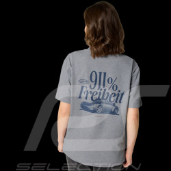 Porsche T-shirt Retro Grey WAP811TFWR - unisex