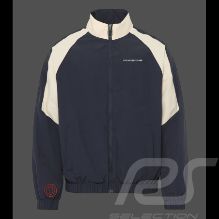 Porsche Jacket Retro Navy Blue / White WAP810TFWR - unisex