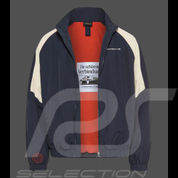 Porsche Jacket Retro Navy Blue / White WAP810TFWR - unisex