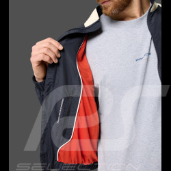 Porsche Jacket Retro Navy Blue / White WAP810TFWR - unisex