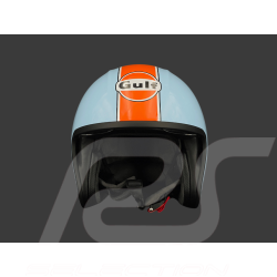 Gulf Helmet with Integrated Visor Light Blue / Orange Felix ST580