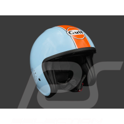 Gulf Helm mit Integriertem Visier Hellblau / Orange Felix ST580