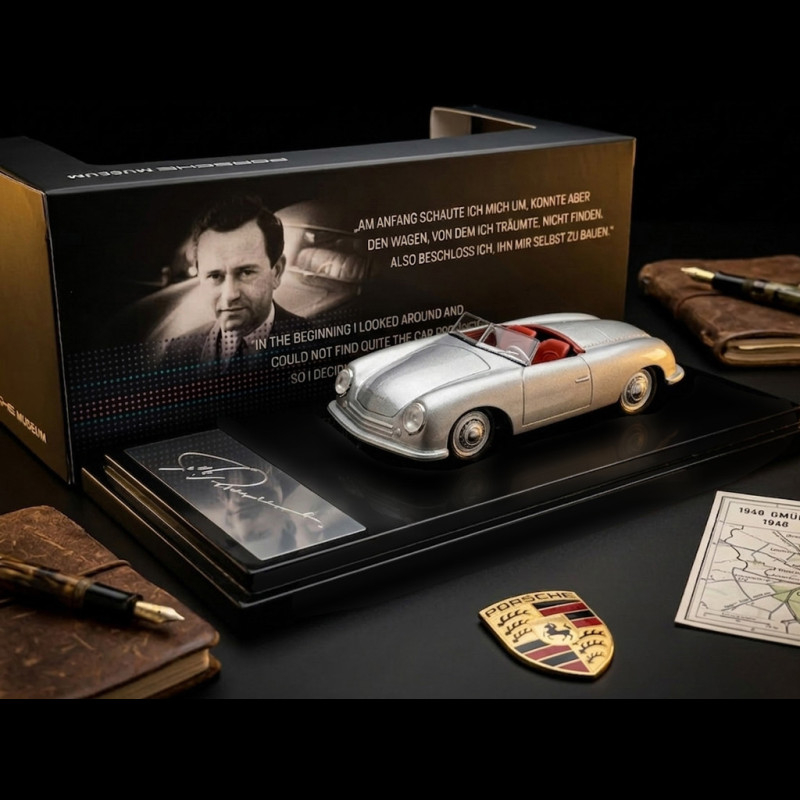 Porsche 356 Nr. 1 Roadster 1948 with Ferry Porsche's Engraved