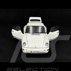 Porsche 911 Carrera RS Typ 964 Cup Felgen mit Aufklebern 1992 Weiß 1/12 KK Scale KKDC120241C