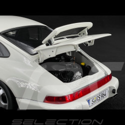 Porsche 911 Carrera RS Type 964 Cup Rims with Stickers 1992 White 1/12 KK Scale KKDC120241C