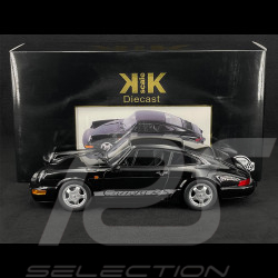 Porsche 911 Carrera RS Typ 964 Cup Felgen mit Aufklebern 1992 Schwarz 1/12 KK Scale KKDC120243C