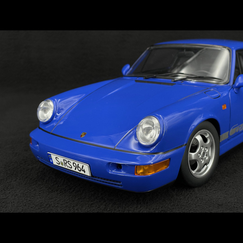 Porsche 911 Carrera RS Type 964 Cup Rims with Stickers 1992 Blue 1/12 ...