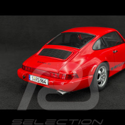 Porsche 911 Carrera RS Typ 964 Cup Felgen mit Aufklebern 1992 Rot 1/12 KK Scale KKDC120242C