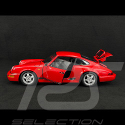 Porsche 911 Carrera RS Type 964 Jantes Cup avec Autocollants 1992 Rouge 1/12 KK Scale KKDC120242C